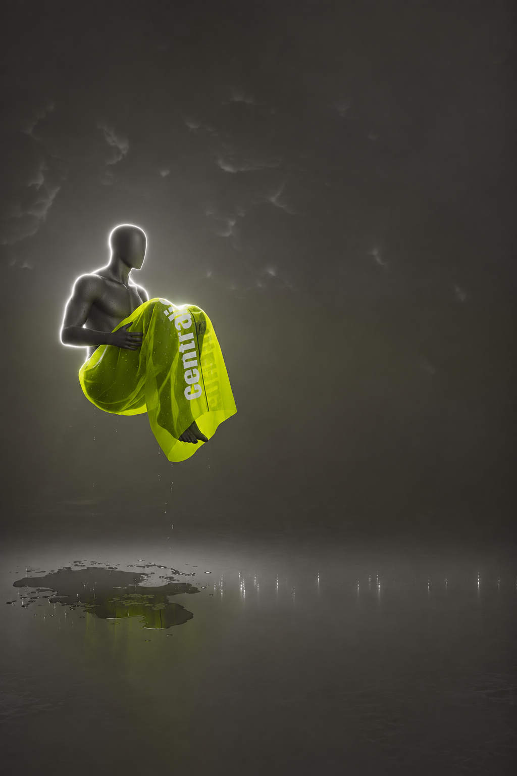 Swimmer practicing vertical body-wave movement with AquaQi