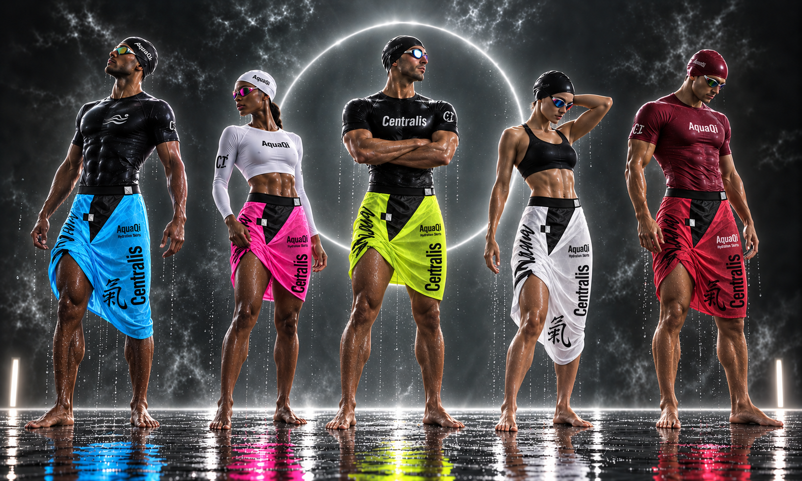 AquaQi HydroFlow group training session with swim coach